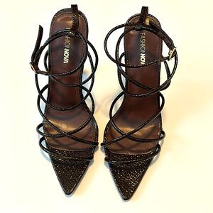 Brown heels